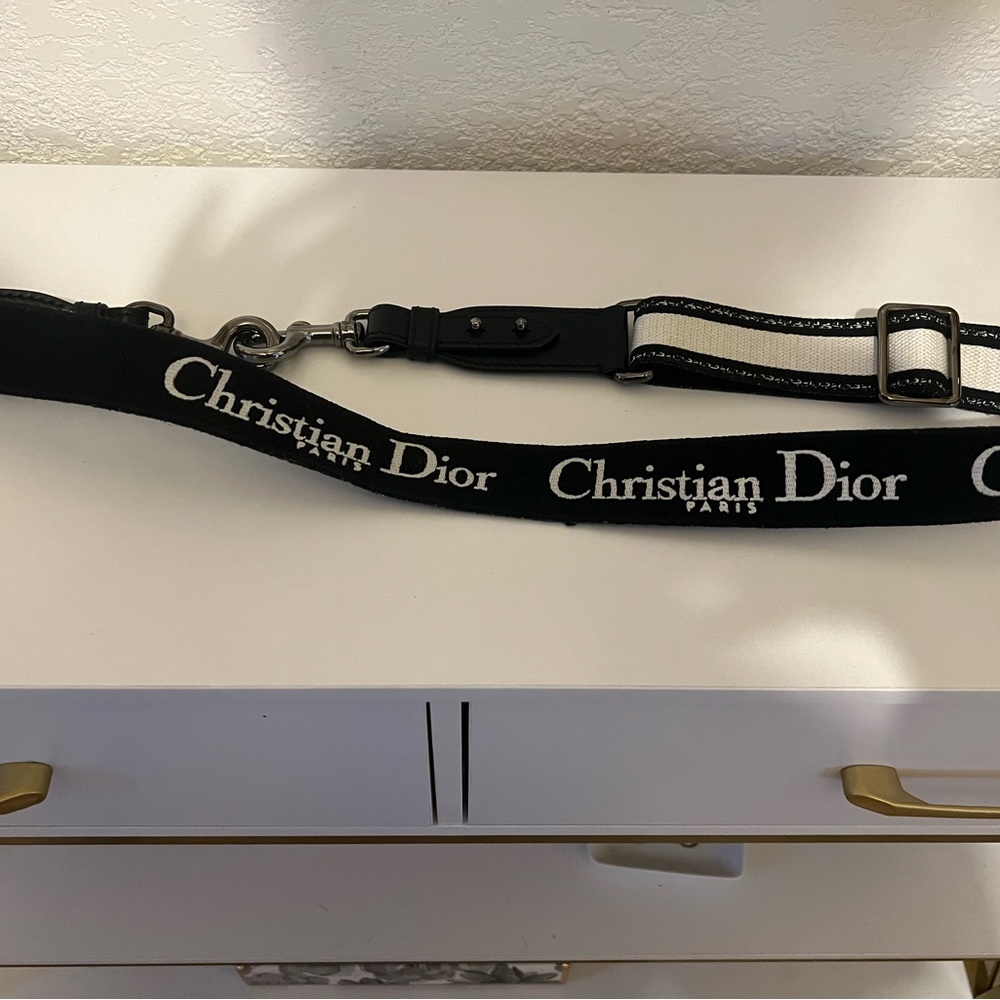 Dior Black and White Designer Strap